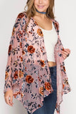 Alayna Luxurious Velvet Kimono