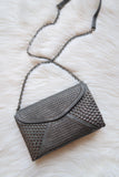 Backstage Babe Studded Crossbody in Pewter