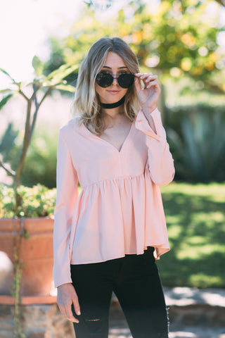Lacey Self-Tie Blouse