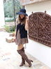 Hayden Over-the-Knee Boots in Taupe