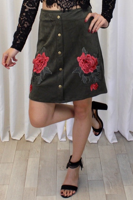 Renee Embroidered Skirt
